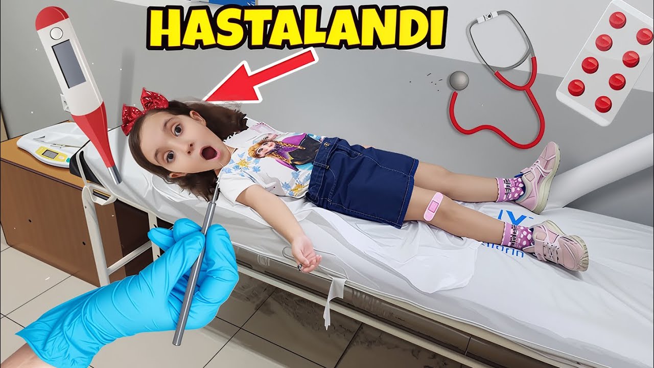 BANU ALYA HASTALANDI SAĞLIK OCAĞINA GİTTİK DOKTOR MUAYNE ETTİ İLAÇ VERDİ !!