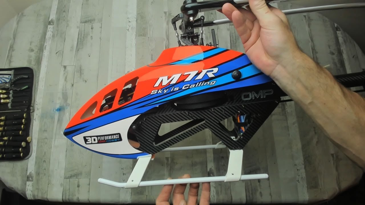 Building my OMPHOBBY M7R, from box to complete