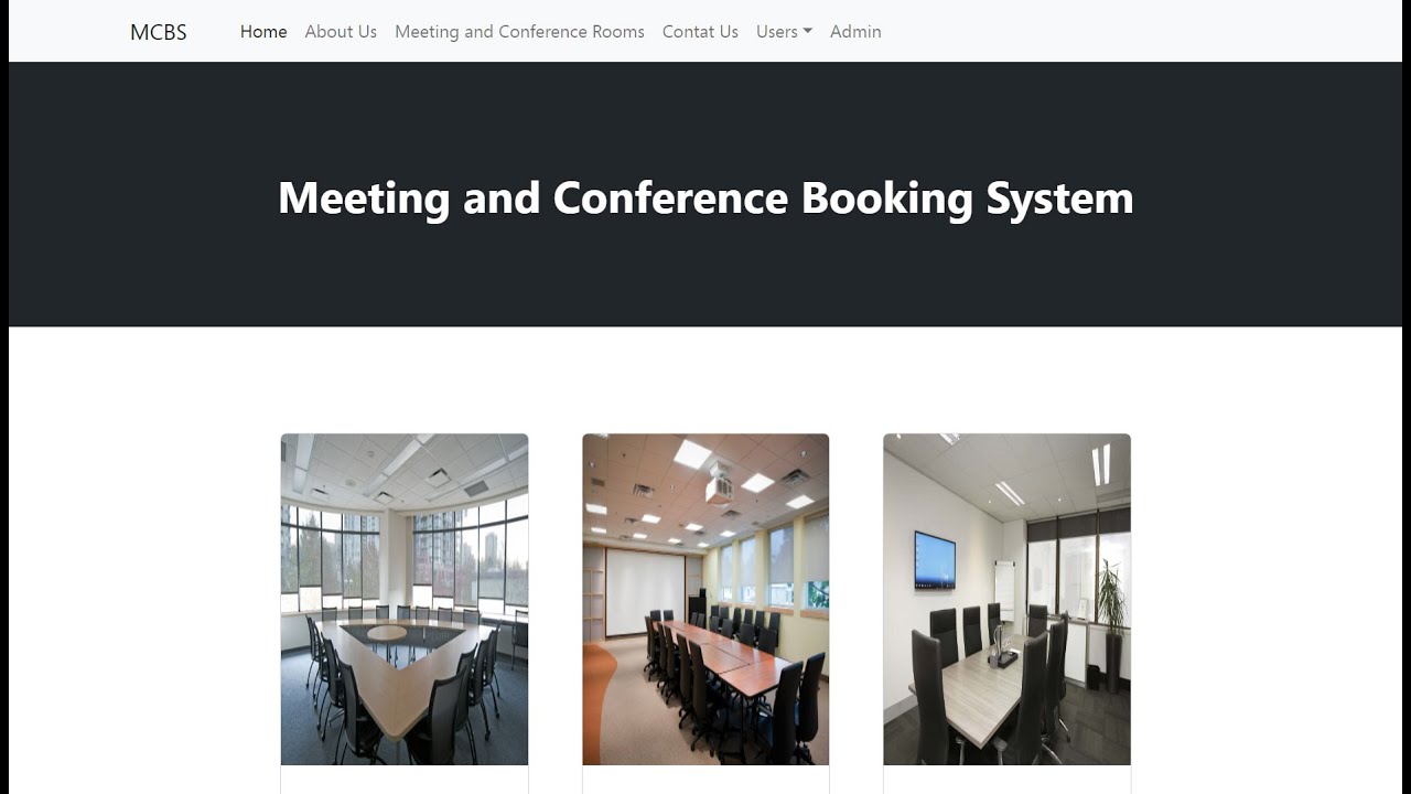 Meeting and Conference Booking System using PHP and MySQL