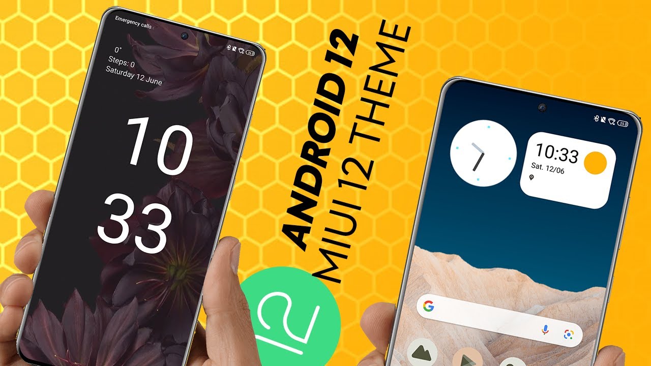 Apply Android 12 Look & Widgets on XIAOMI Phone with this MIUI 12 Theme