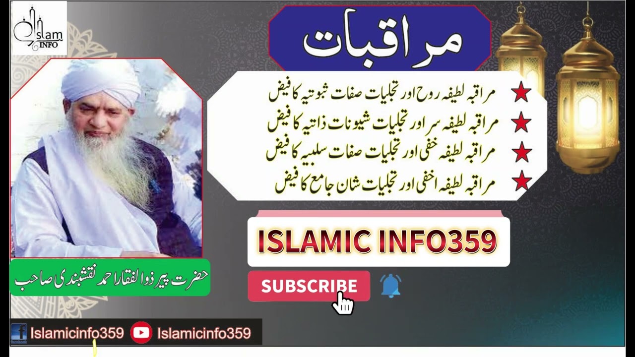 مراقبات II Muraqbaat II Hazrat Mulana Peer Zulfiqar Ahmad Naqshabndi