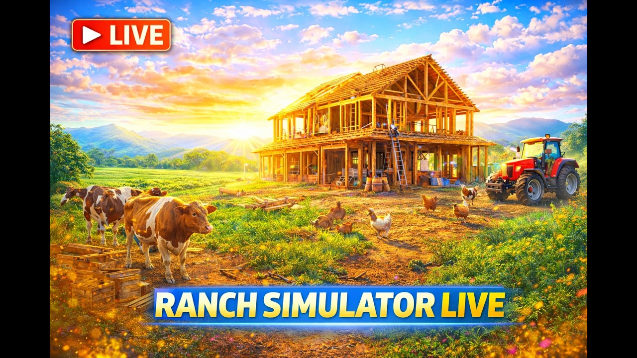 Ranch Simulator Live 🔴 | Zero Se Apna Dream Ranch Banayenge! (Hindi Gameplay)