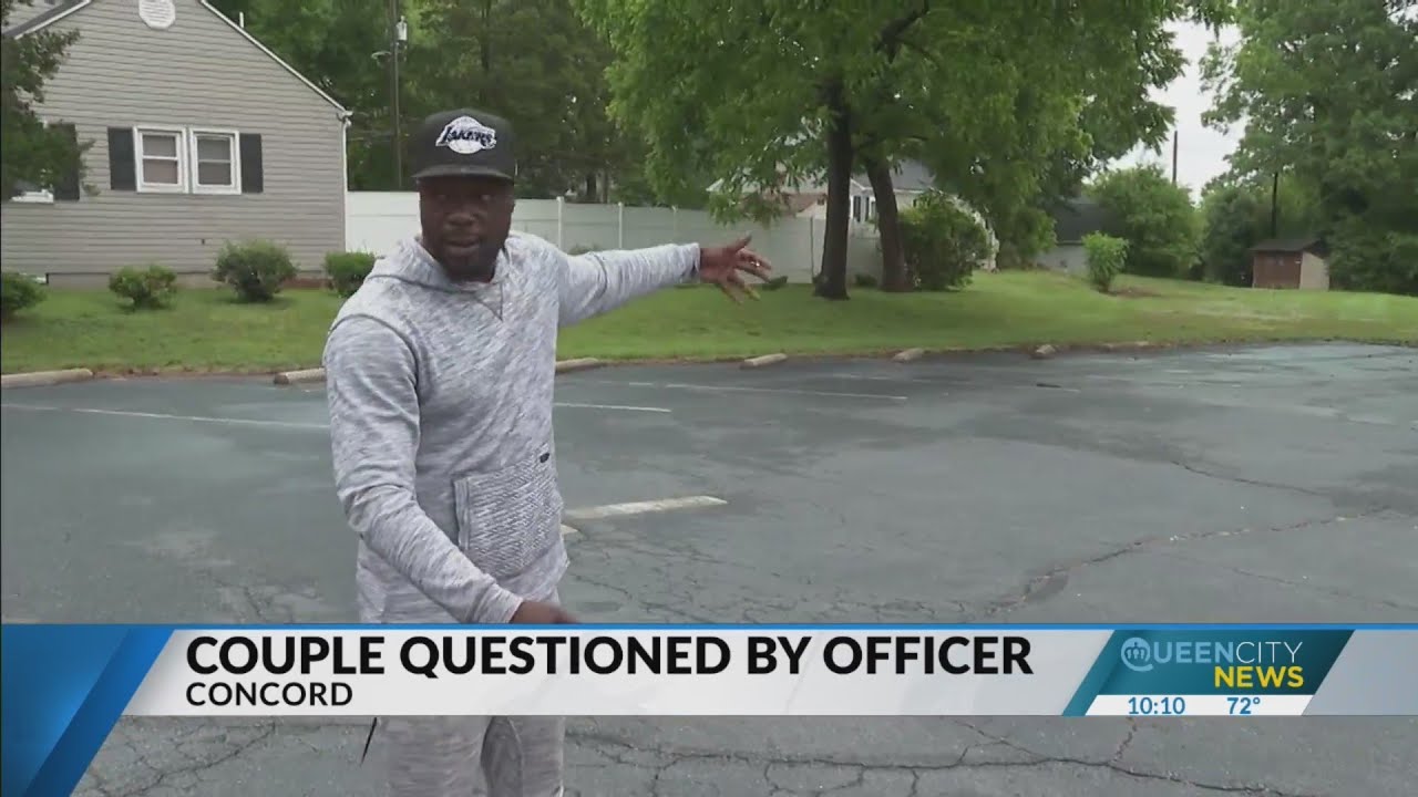 Concord man says officer followed him to parking lot for 'looking suspicious'