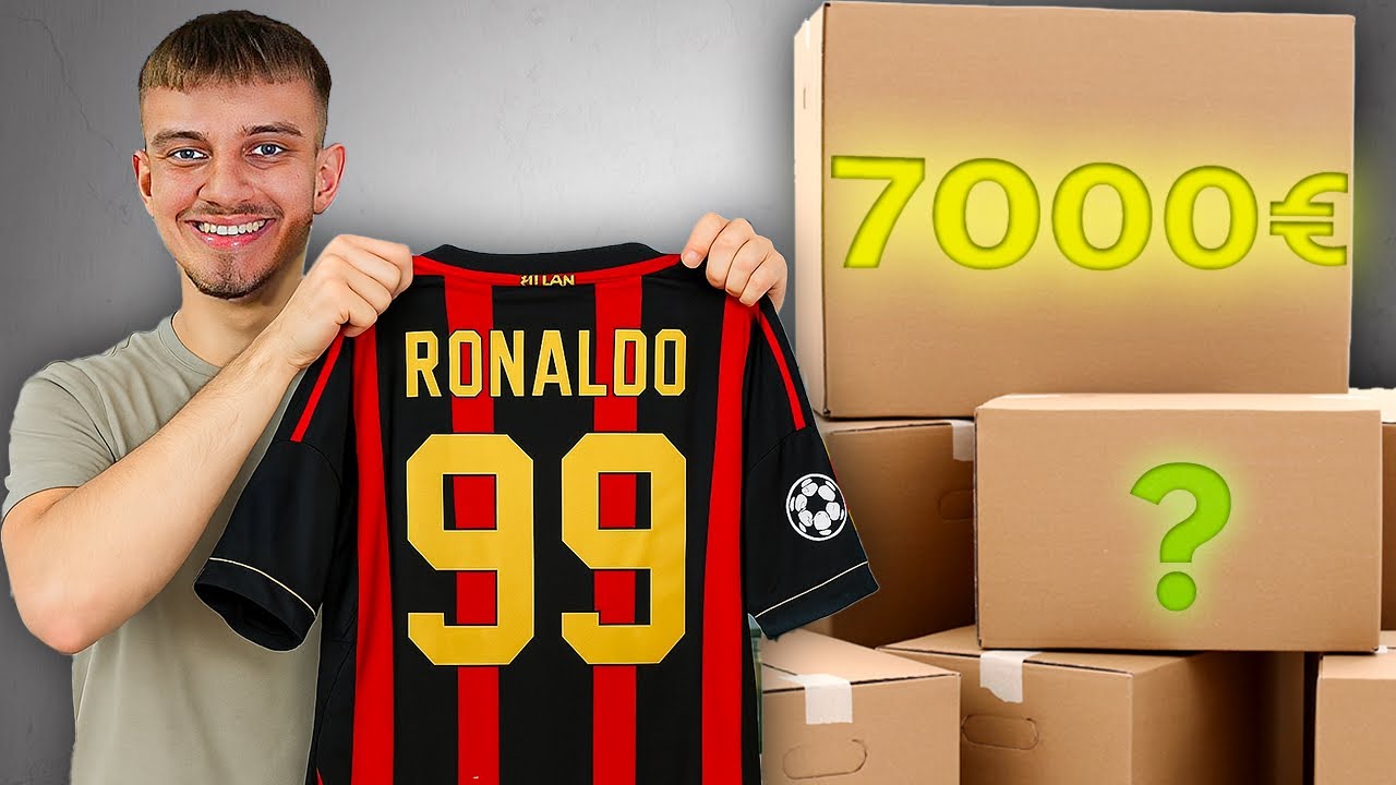 Ich &ouml;ffne MYSTERY BOXEN f&uuml;r 7.000&euro; (nur Fussball Trikots)