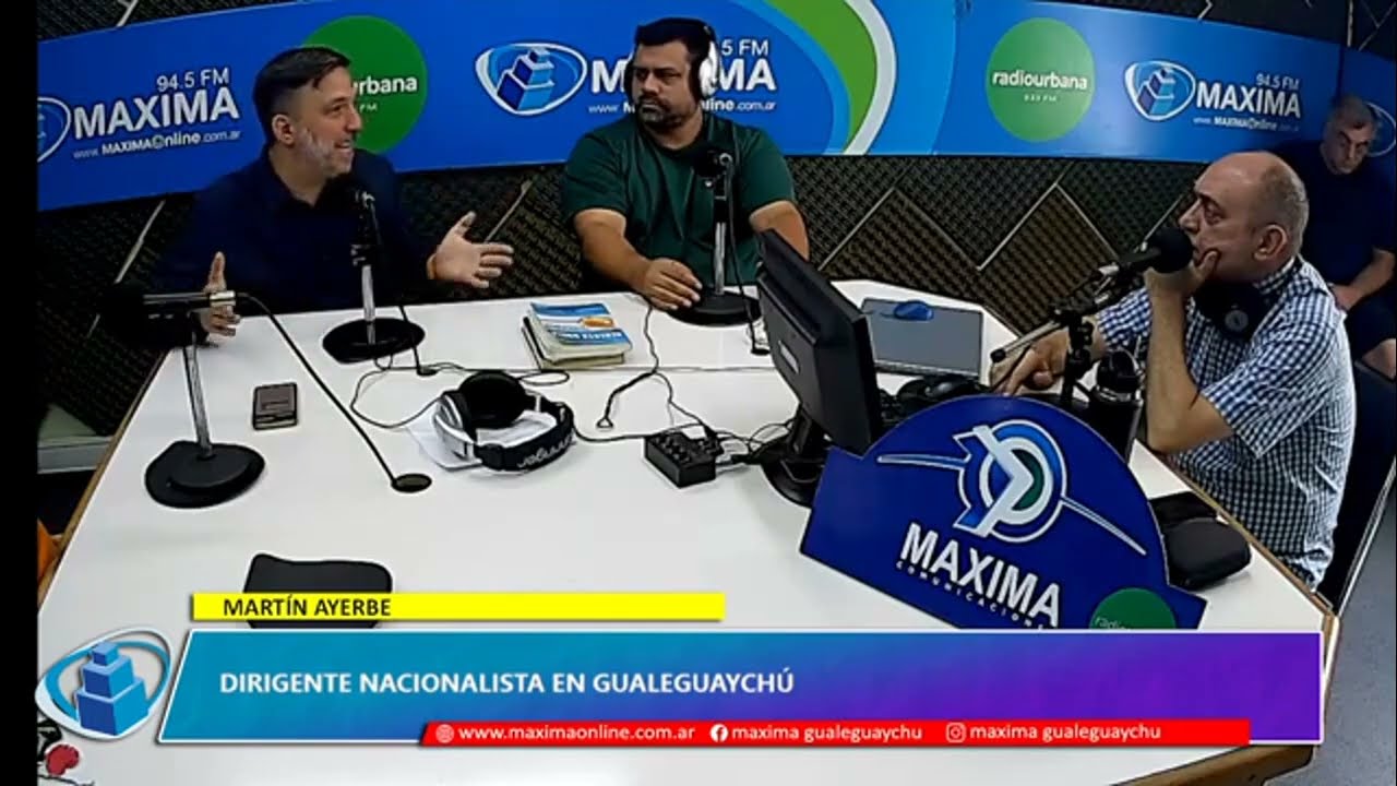 "Sin Estado no hay ferrocarril y sin ferrocarril peligra la Nación" Martín Ayerbe en Radio Máxima