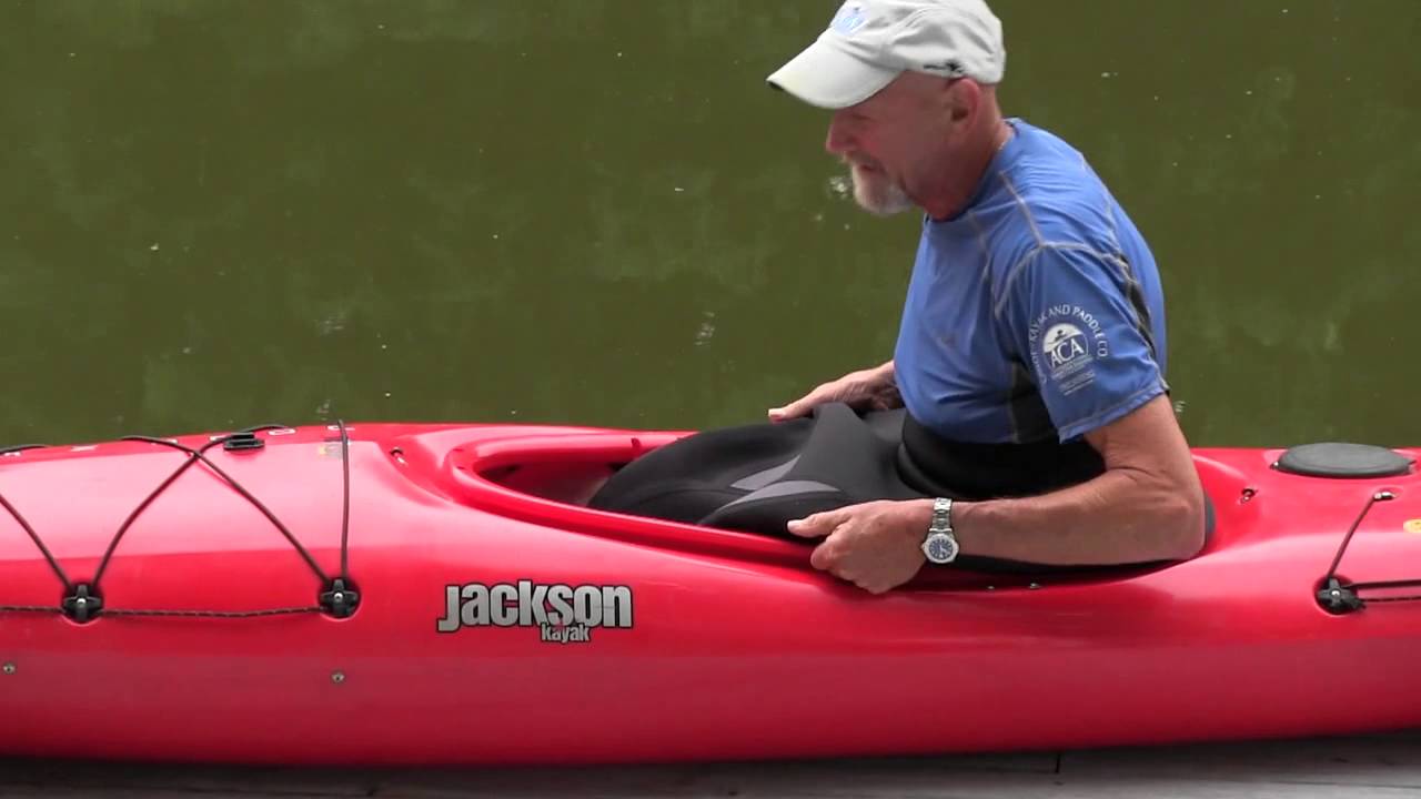 How to Get In a Kayak + How to put on a kayak spray skirt
