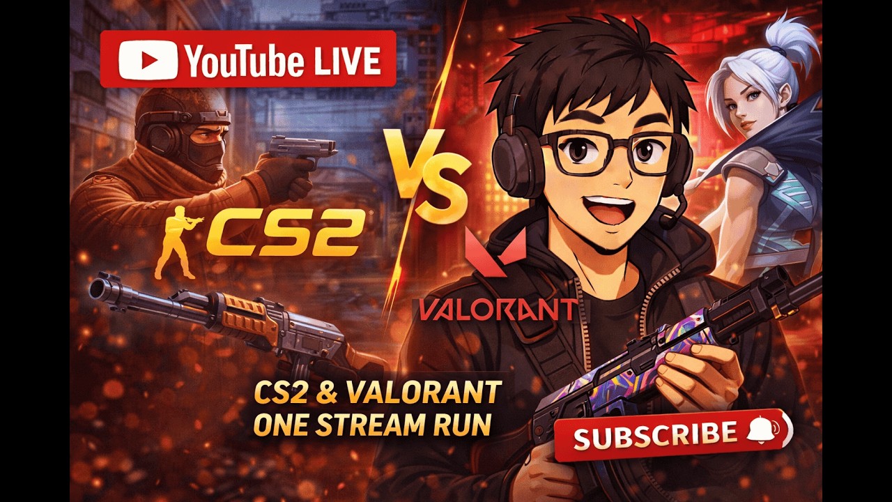 CS2 First, Maybe VALO Later 🔫 | Chill FPS Session #cs2  #valorant  #gaminglive