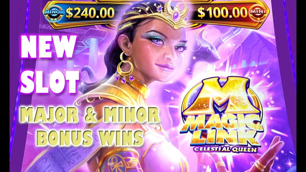 🔥 Wow Big Major & Minor Jackpot Magic⭐ Link Celestial Queen Bonus Free Wheel Spins Slot Machine