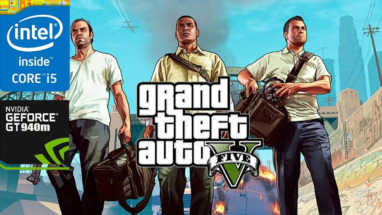 GTA 5 - GeForce 940m 2GB Gaming (Asus R556L)
