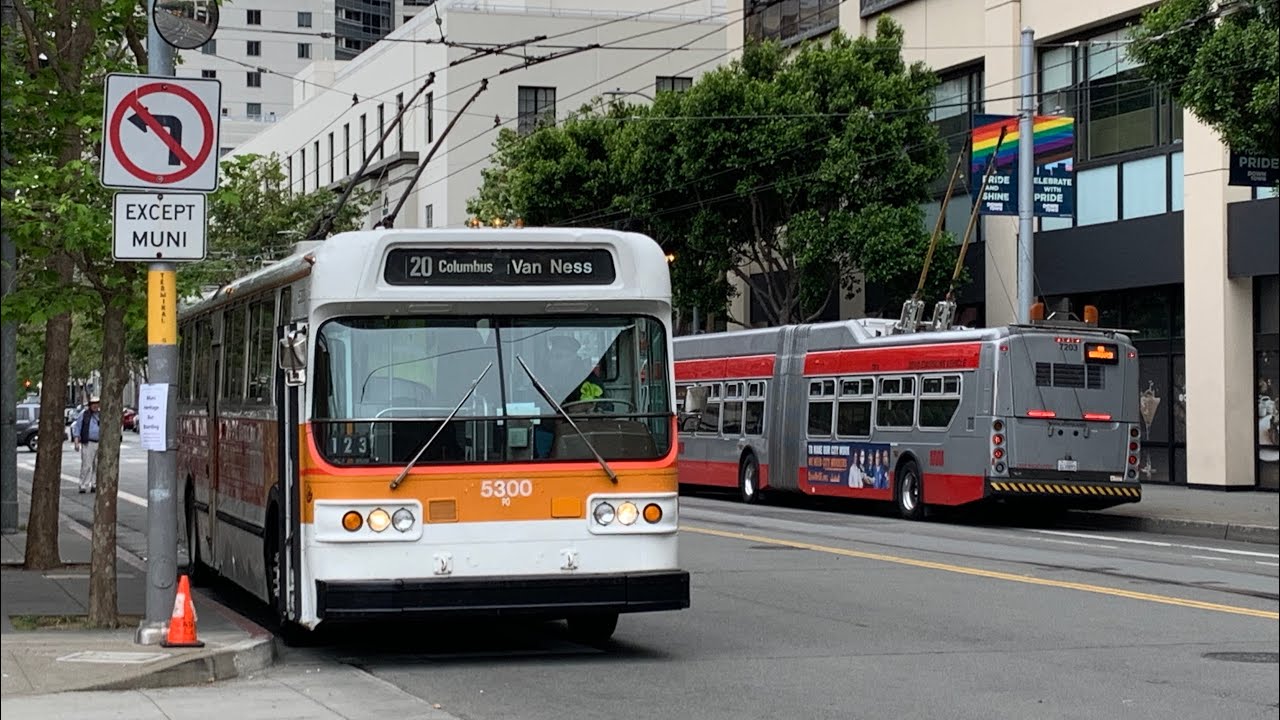 SF MUNI Heritage Day 2022 Vintage Buses and Streetcars