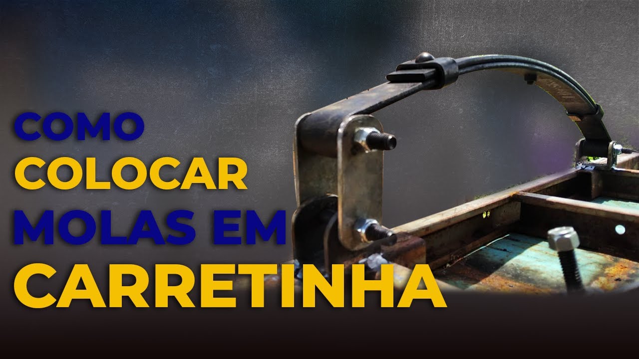 como colocar fecho de mola em carretinha vídeo 6