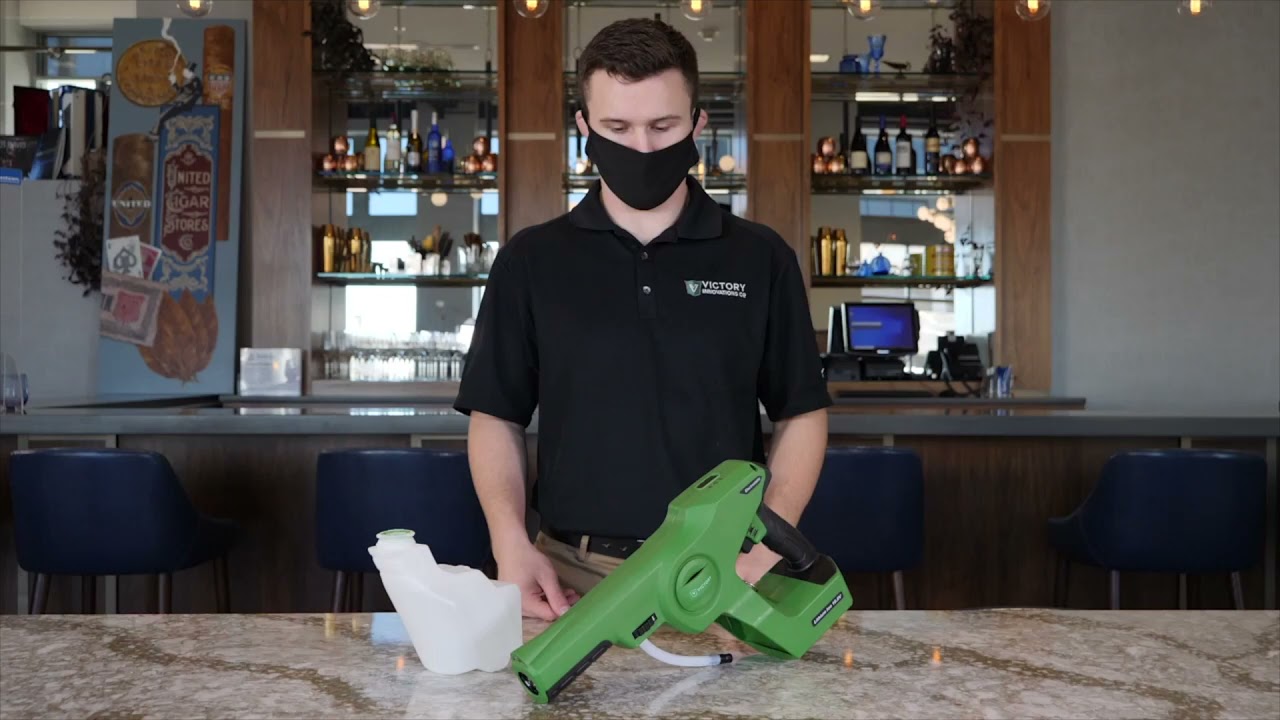 Preparing the Victory Innovations VP200ESK Electrostatic Handheld Sprayer for Use