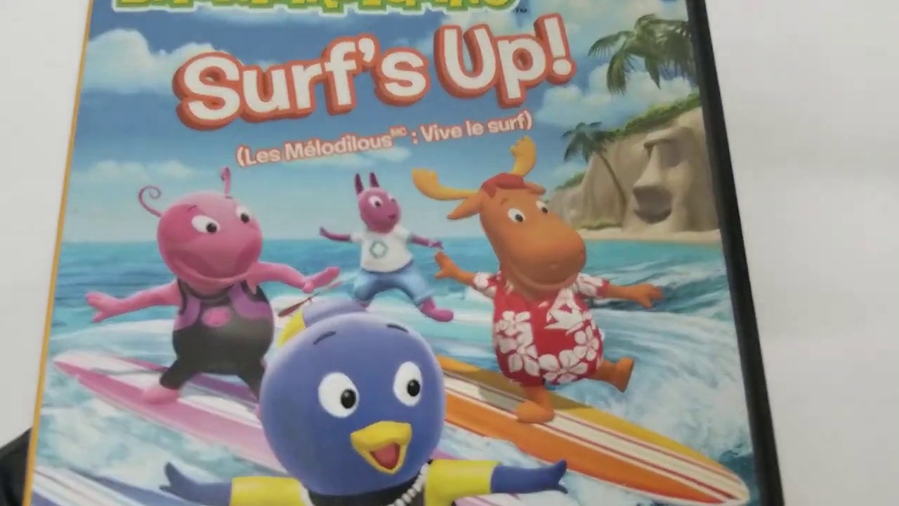 The Backyardigans: Surf's Up! LaShawn Jefferies DVD COVER Artwork HD UNBOXING lyrics Booklet Livret