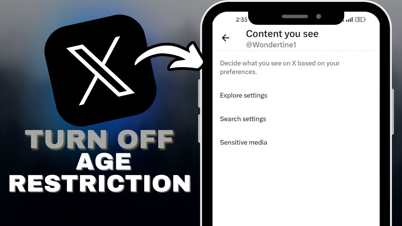 How To Turn Off Age Restrictions On X in SECONDS!