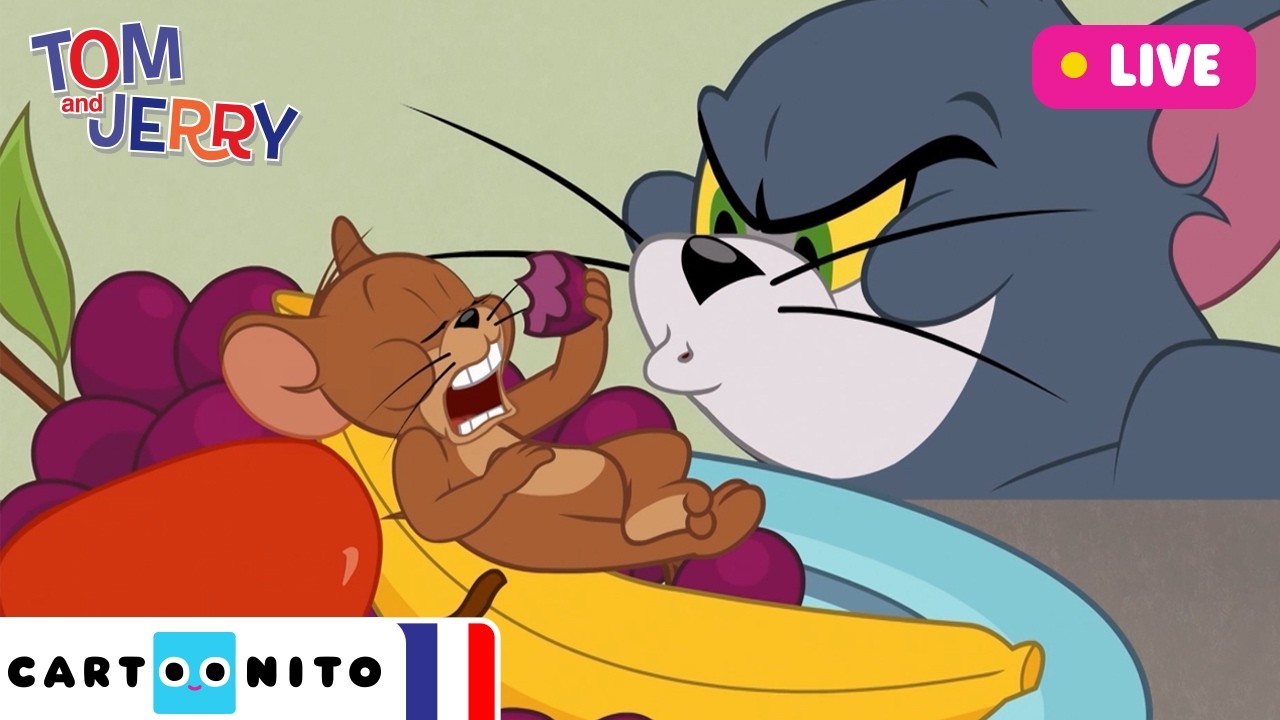 🔴 LIVE - BONNES VACANCES TOM ET JERRY  ! ⛷️🏔️ | COMPILATION ÉPISODES NON STOP 🔴 @CartoonitoFrance