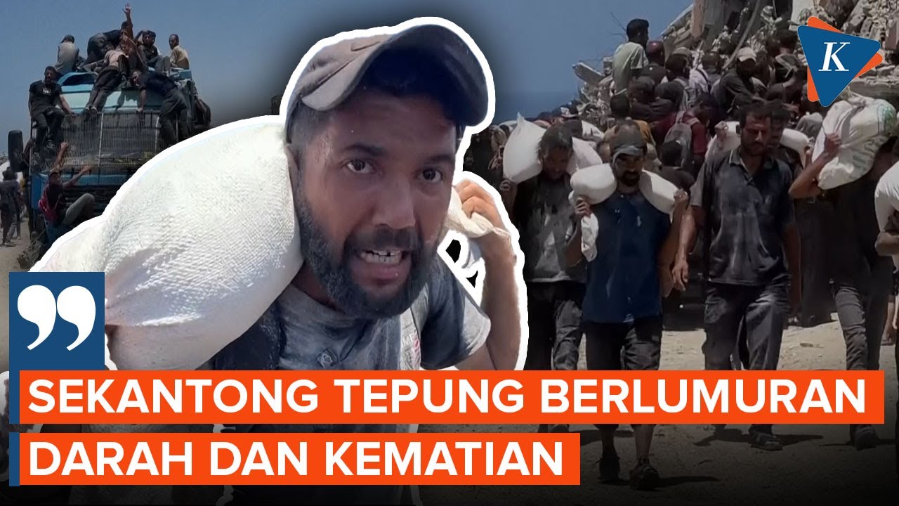 Sekantong Tepung Berlumuran Darah, Saksi Bisu Penderitaan Warga Palestina di Gaza