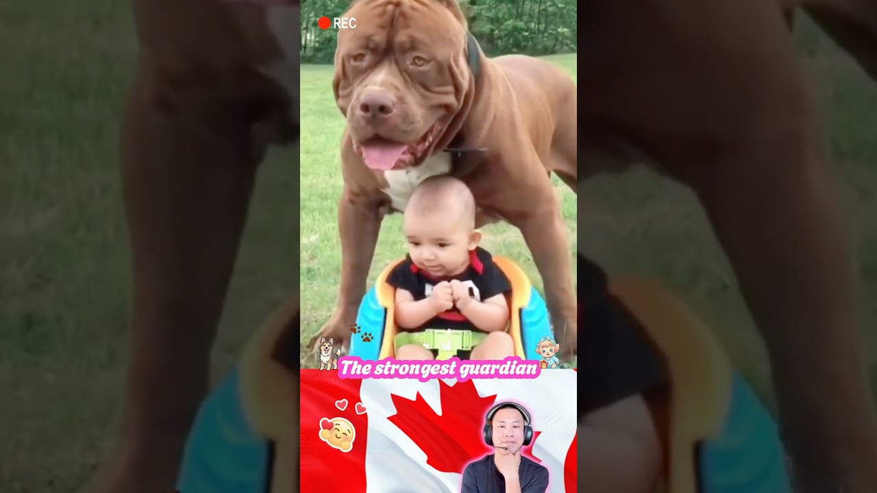 The strongest guardian💪🐶 🛡️❤️#Shorts #dog #funny #pet #love #bestFriends #guardian #cute #baby