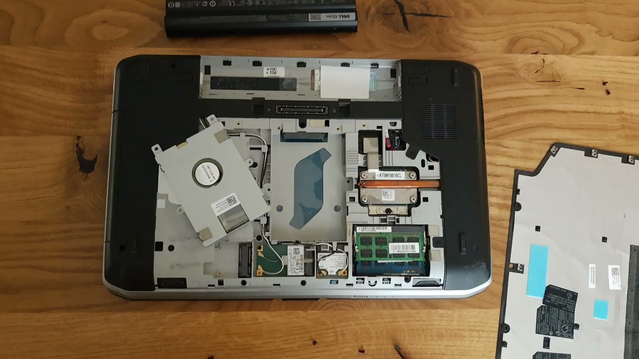 Dell Latitude E5530 - disassemble for HDD and RAM upgrade or battery replacement