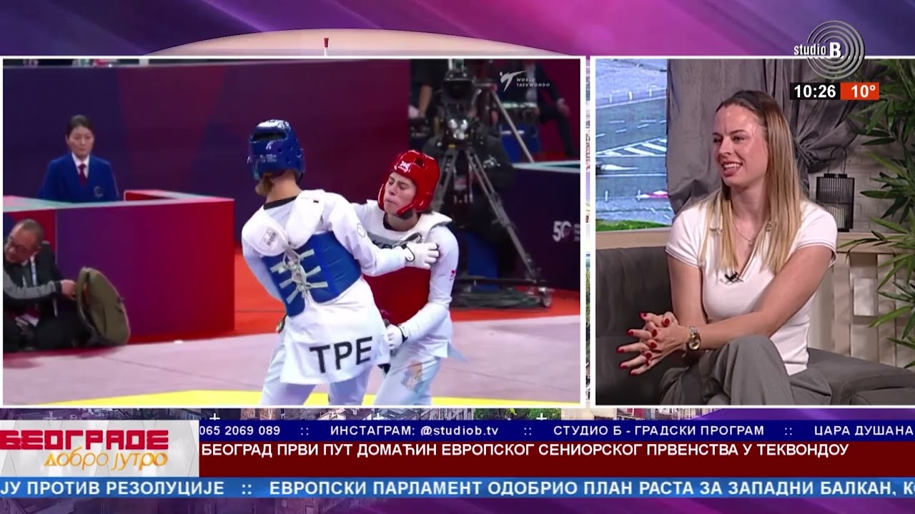 Seniorsko evropsko prvenstvo u tekvandou prvi put u Srbiji Nadica Božanić