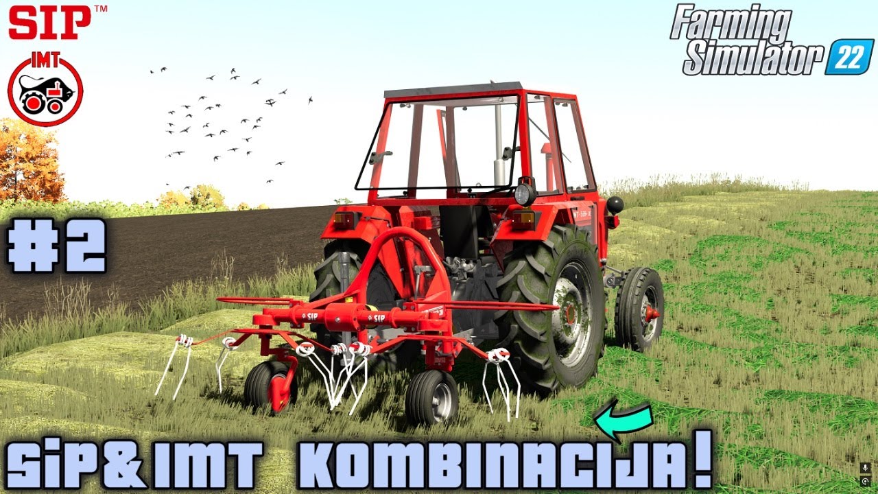 PREVRTANJE SIJENA na STAROJ FARMI sa IMT539DLi & SIP SPiDER 230! *epizoda 2*