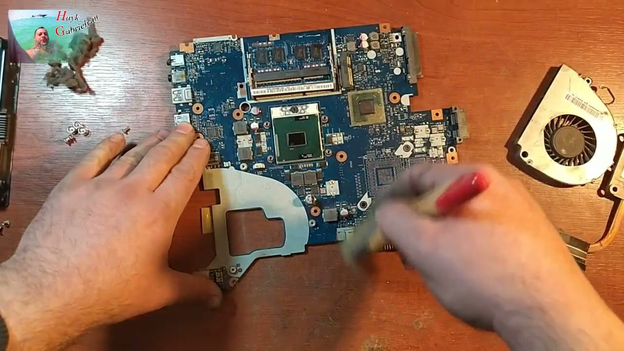 Acer Aspire E1-571 How to disassemble and reassemble laptop. Cleaning the notebook from dust