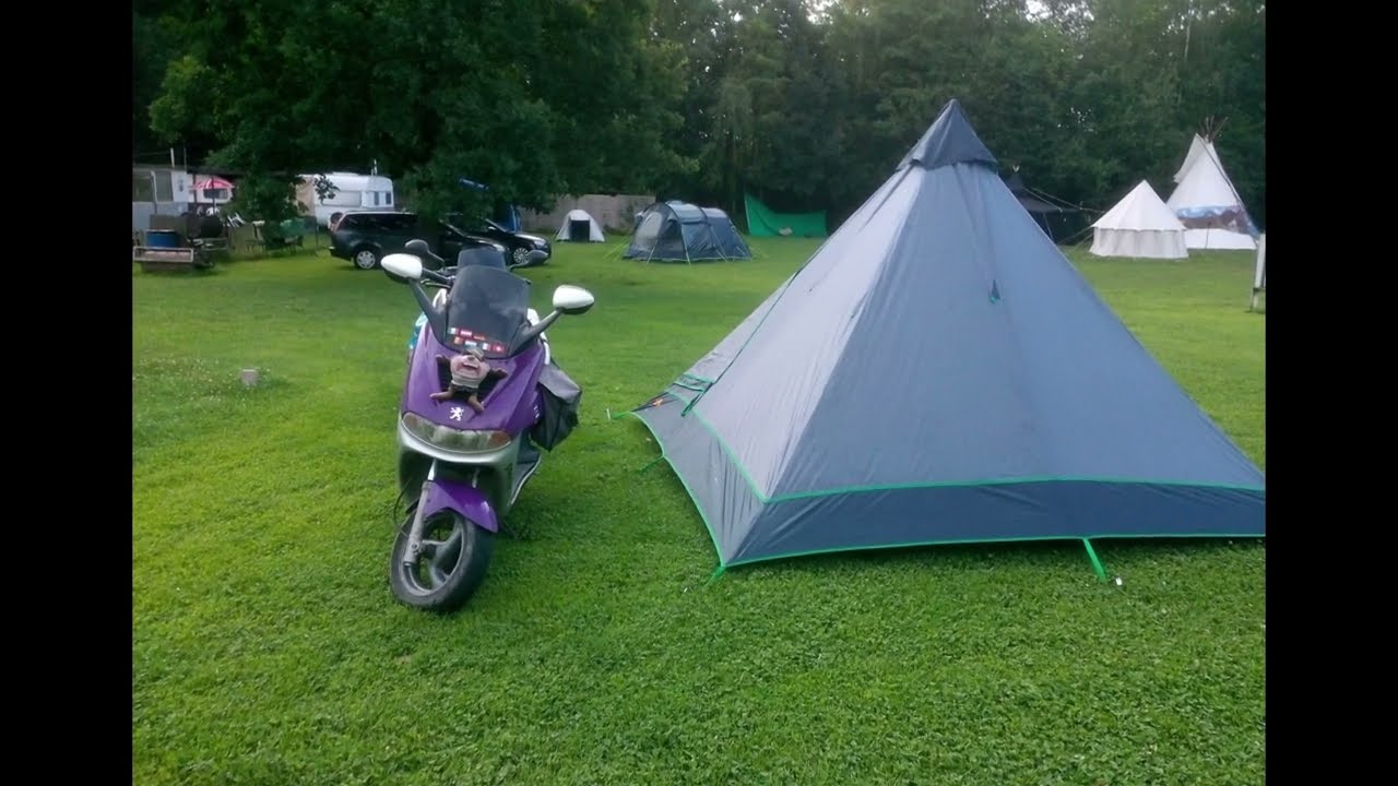 Vakantie rit 2017 met 2 scooters naar Auschwitz in Polen. En terug over Kutná Hora in Tsjechië.