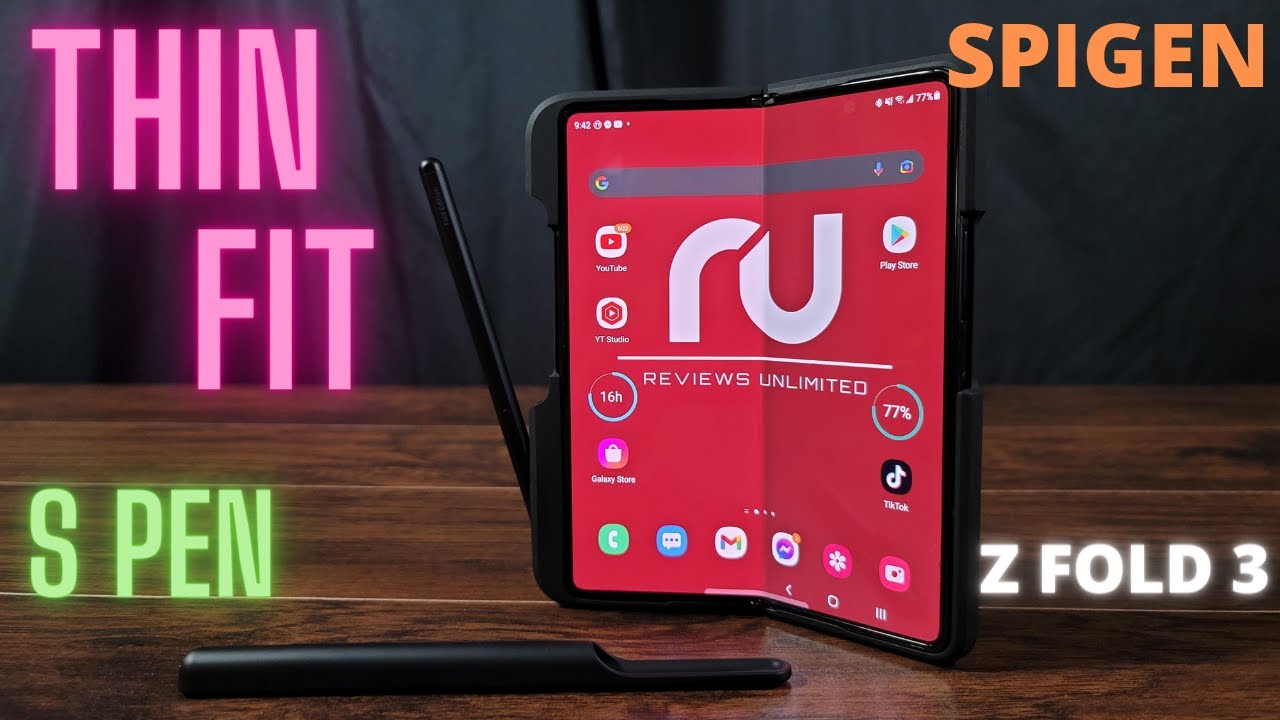 Spigen Thin Fit P  - Z Fold 3 - Unboxing - Deep Dive - S-Pen Holder