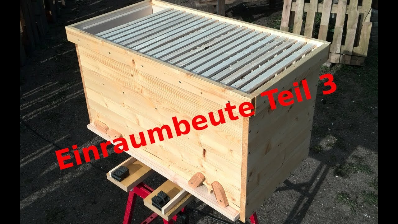 Eine Einraumbeute selber bauen Teil 3 I Selbstversorgung am Anfang