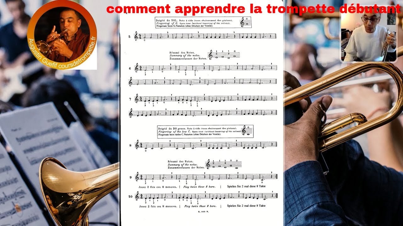 trompette méthode Julien Porret page 2 - cours de trompette