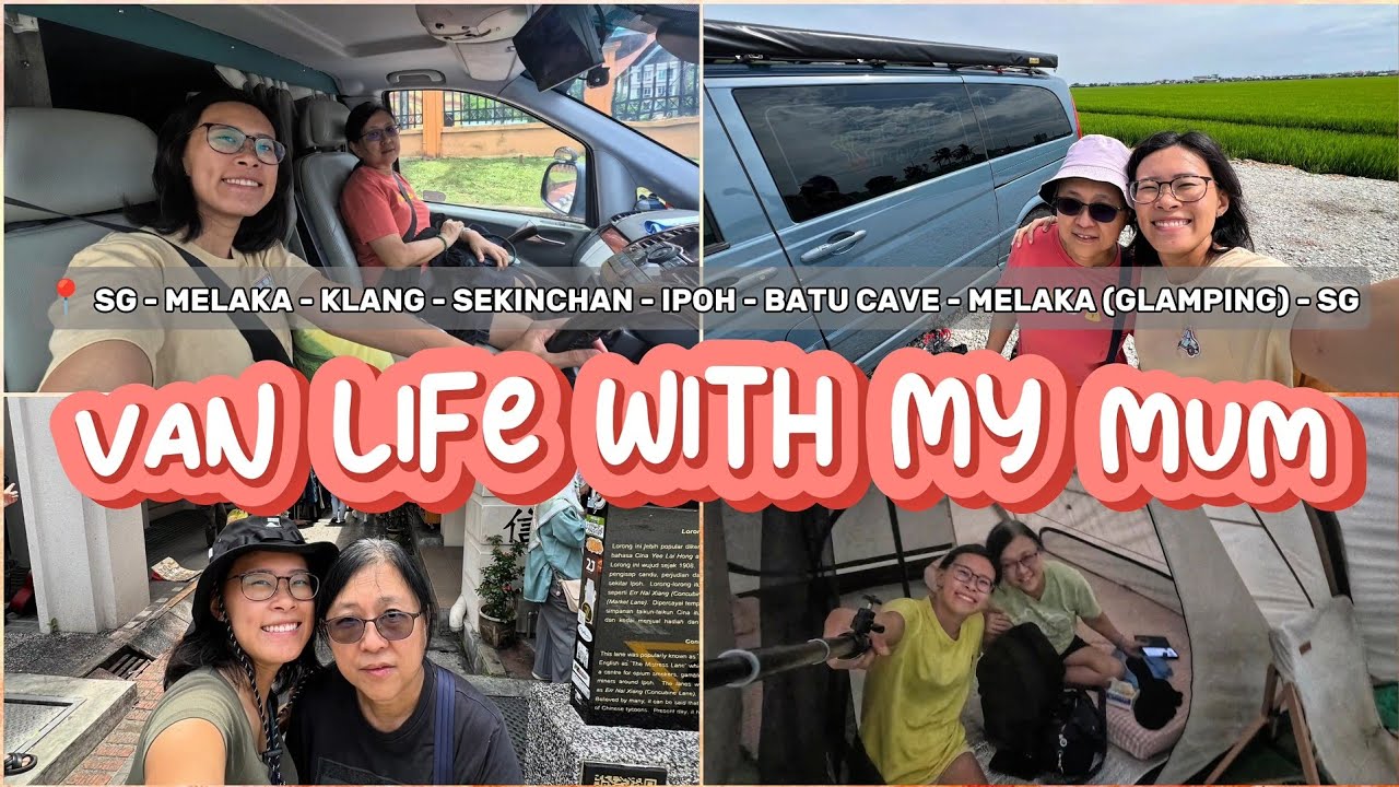 FIRST road trip & CAMPING experience with Mum! | Malaysia; IPOH | Singapore