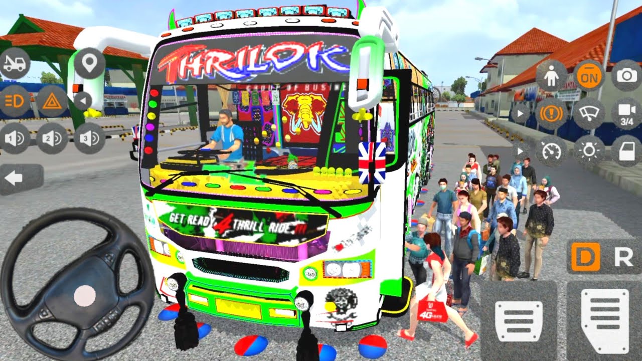 💥 BUSSID Government Bus Duty 🚌 | City Passenger Pick & Drop Gameplay Video 