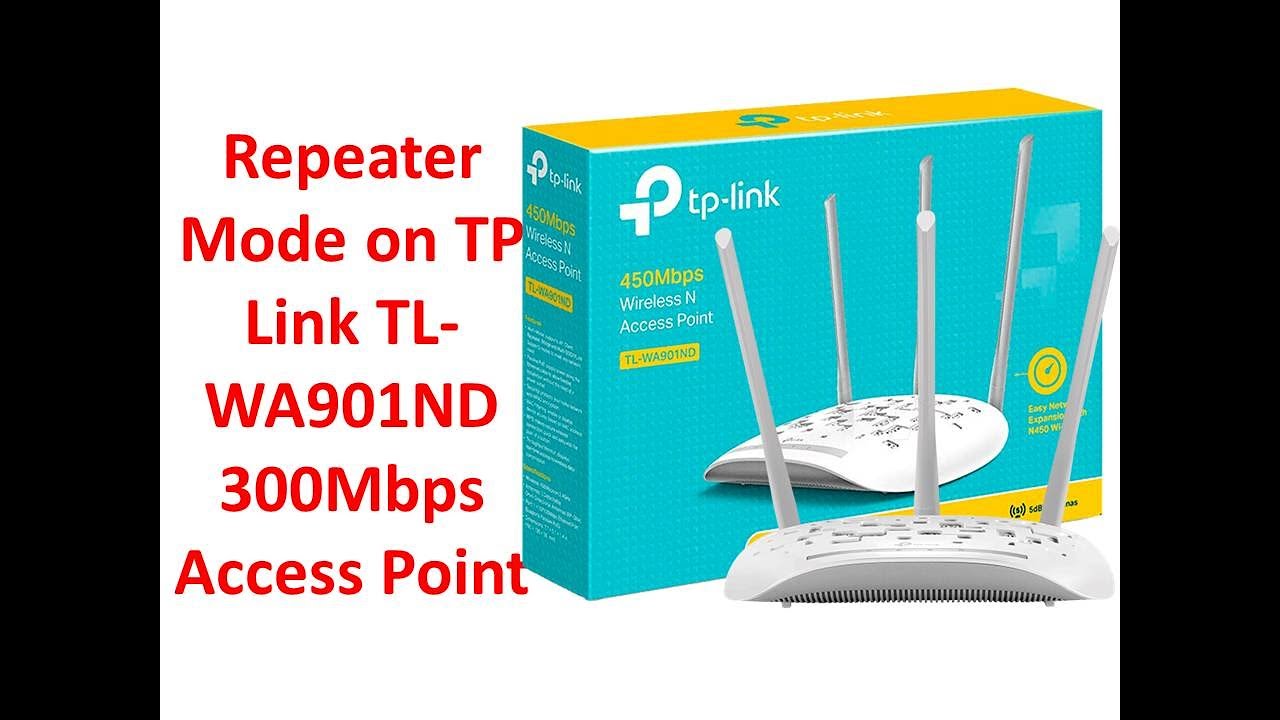 (Repeater mode)TP Link TL-WA901ND 300Mbps  Wireless N Access Point