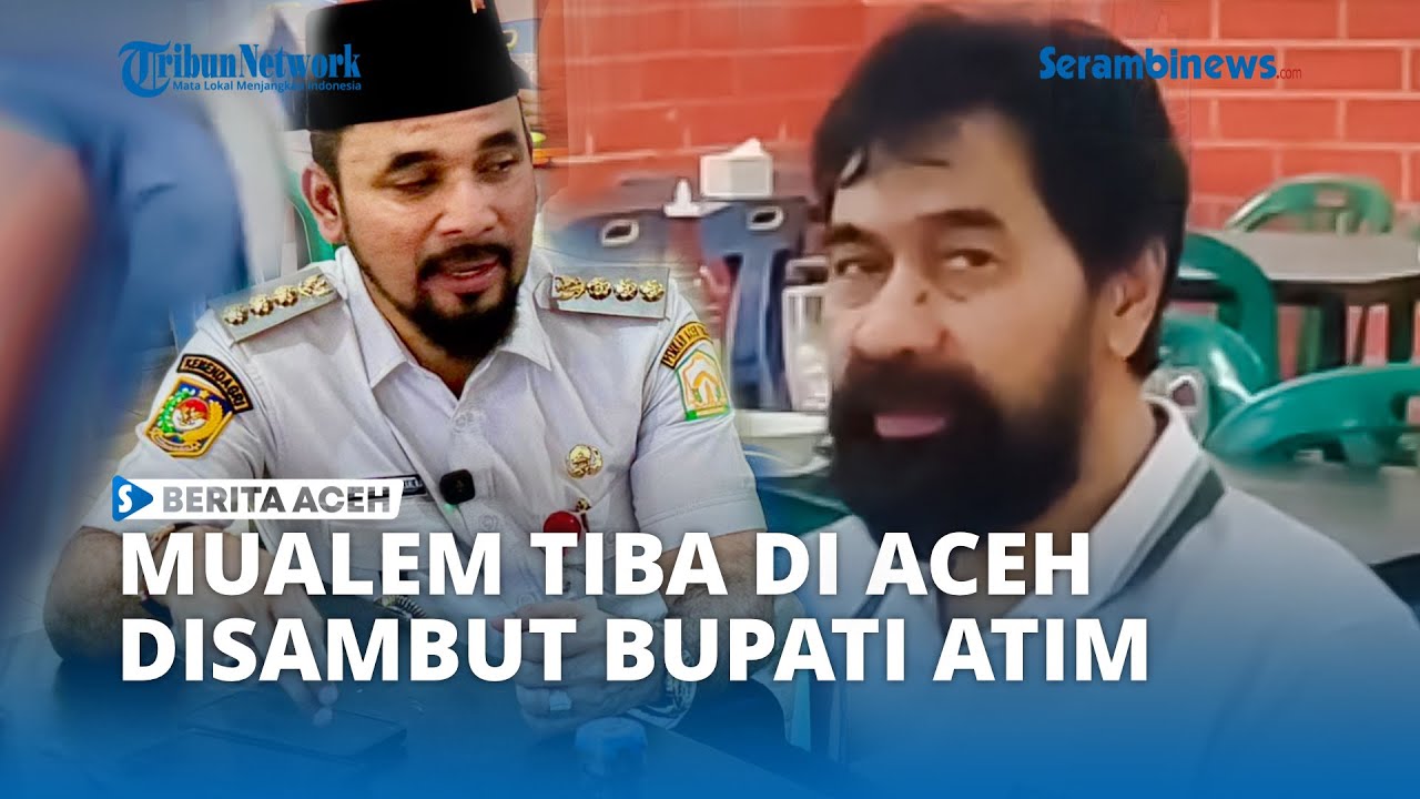 Mualem Kembali ke Aceh, Disambut Bupati Aceh Timur di Langsa