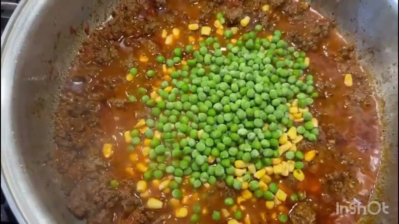 Carne de Picadillo con Pasta y salsa de Tomate   🧑‍🍳El sazón de victoria🧑‍🍳