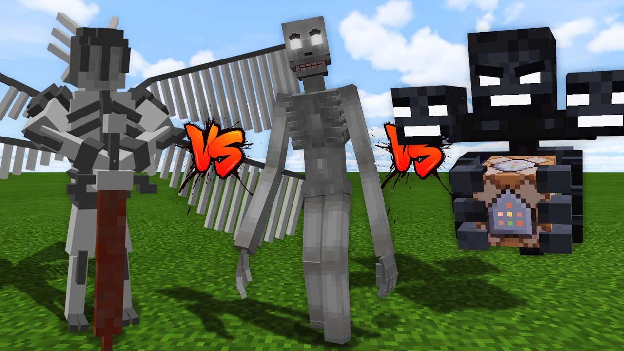 GATE GUARDIAN vs SCP-096 vs WITHER STORM! || (New TOP#1 Strongest!)