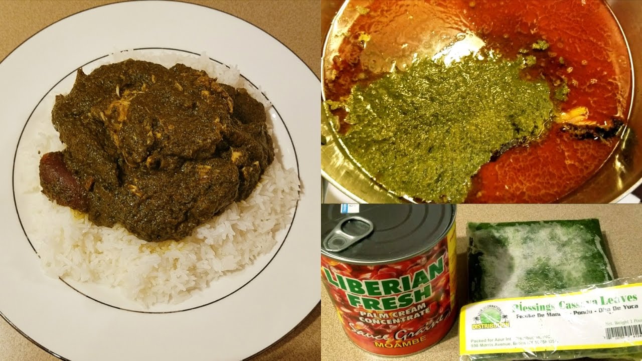 Liberian Palm Butter, Cassava Leaves