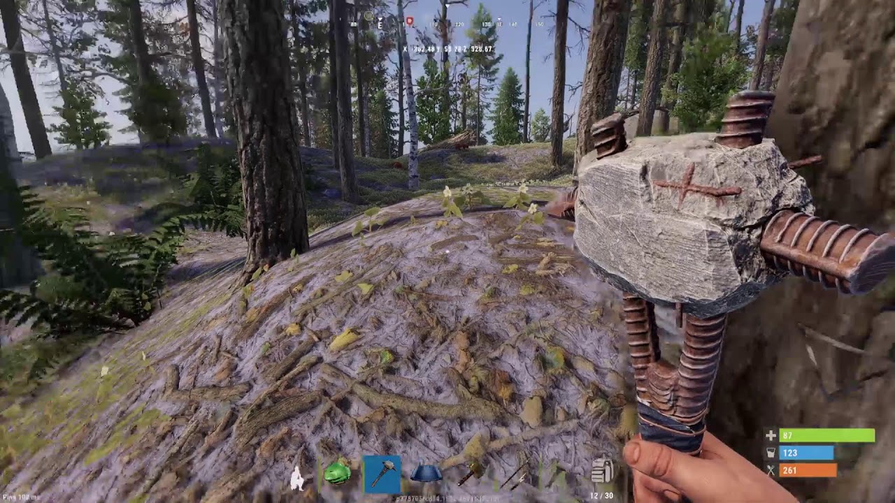 Rust because The Forest crashed.