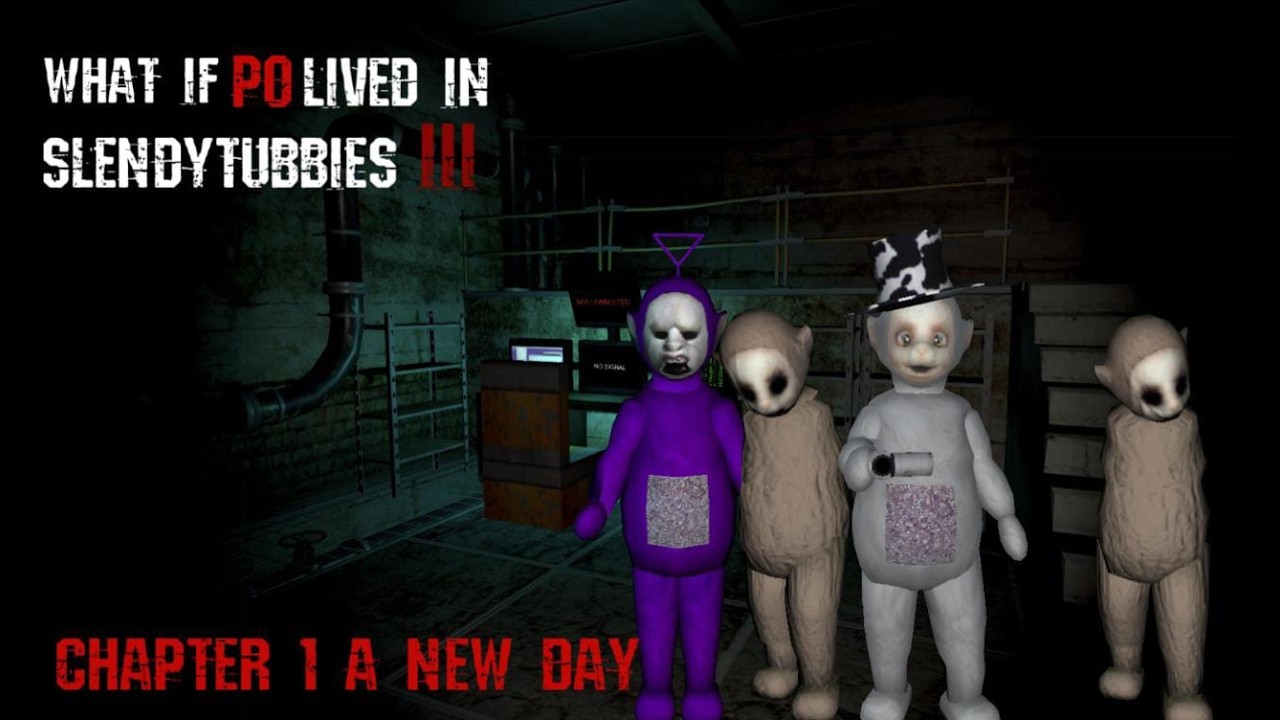 What if po lived in slendytubbies 3 campaign chapter 1: a new day