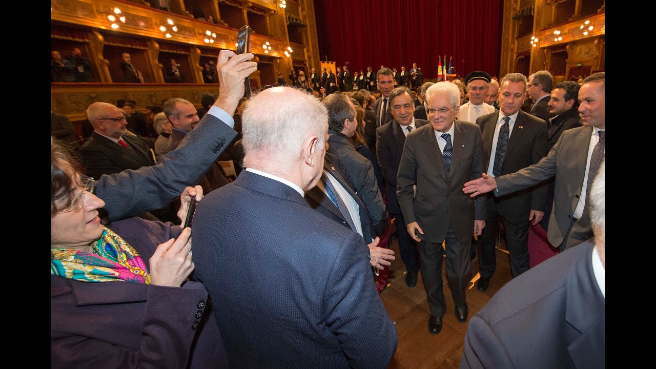Mattarella all'inaugurazione dell'Anno Accademico Università di Palermo