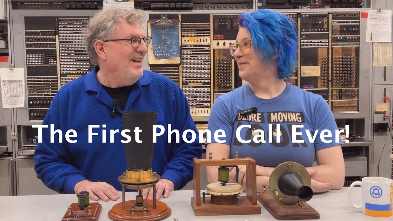Recreating the world's first phone call! Part 1