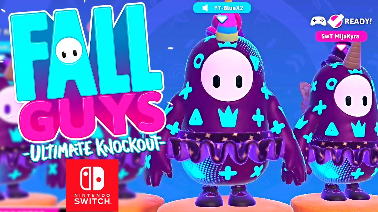 Fall Guys Free 2 Play Nintendo Switch Online Squad Gameplay #33