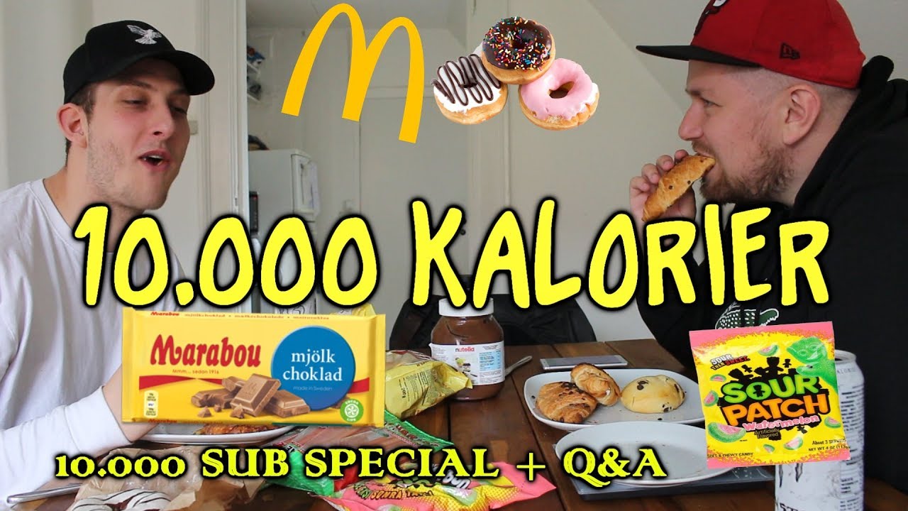 10.000 KALORIER CHALLENGE + Q&A = 10.000 SUB SPECIAL