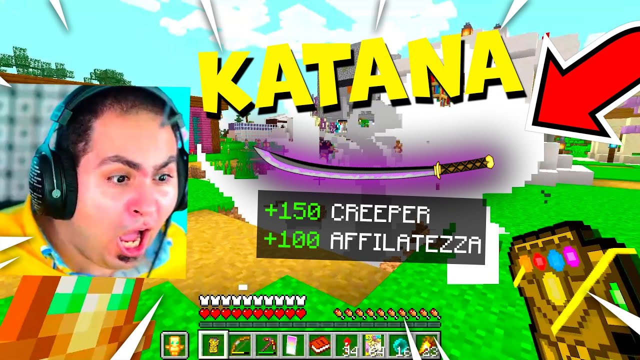 LA RAPITRICE SPARA CREEPER DALLA KATANA!! SCONTRO EPICO!!
