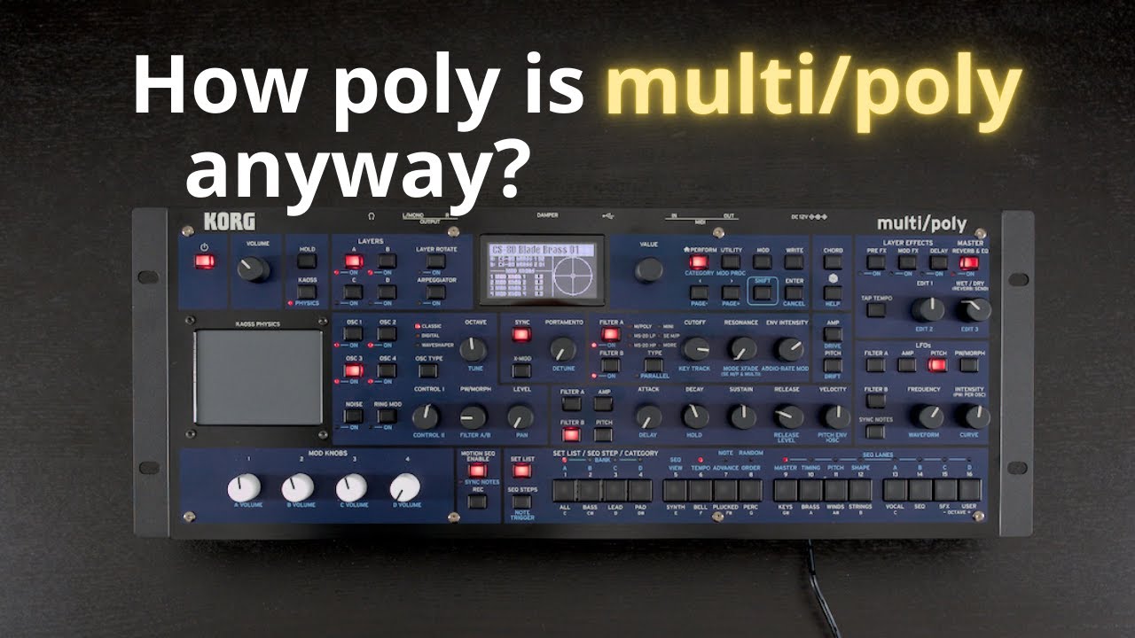 multi/poly Maximum Voice Count Tested!