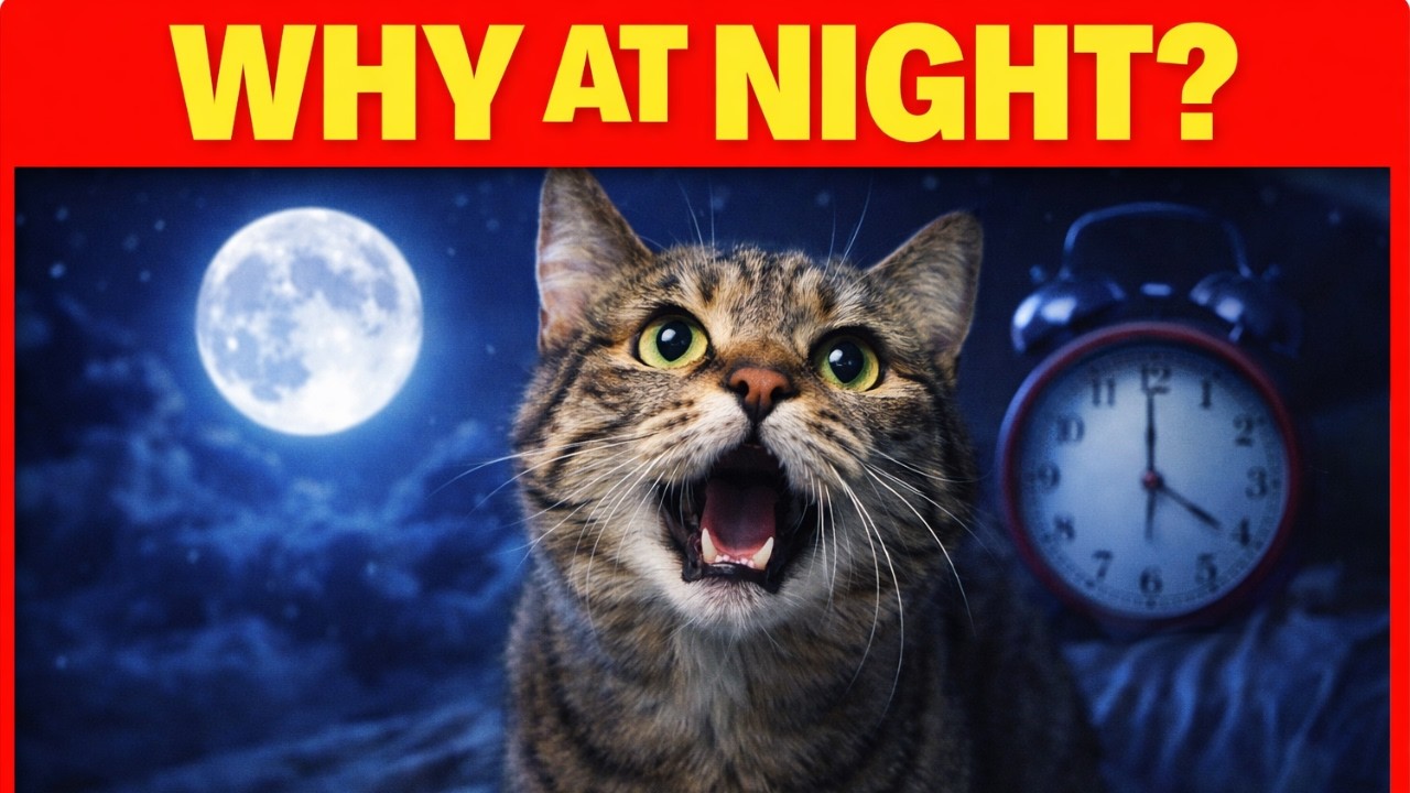 Why Your Cat Meows at Night (And How to Stop It)
