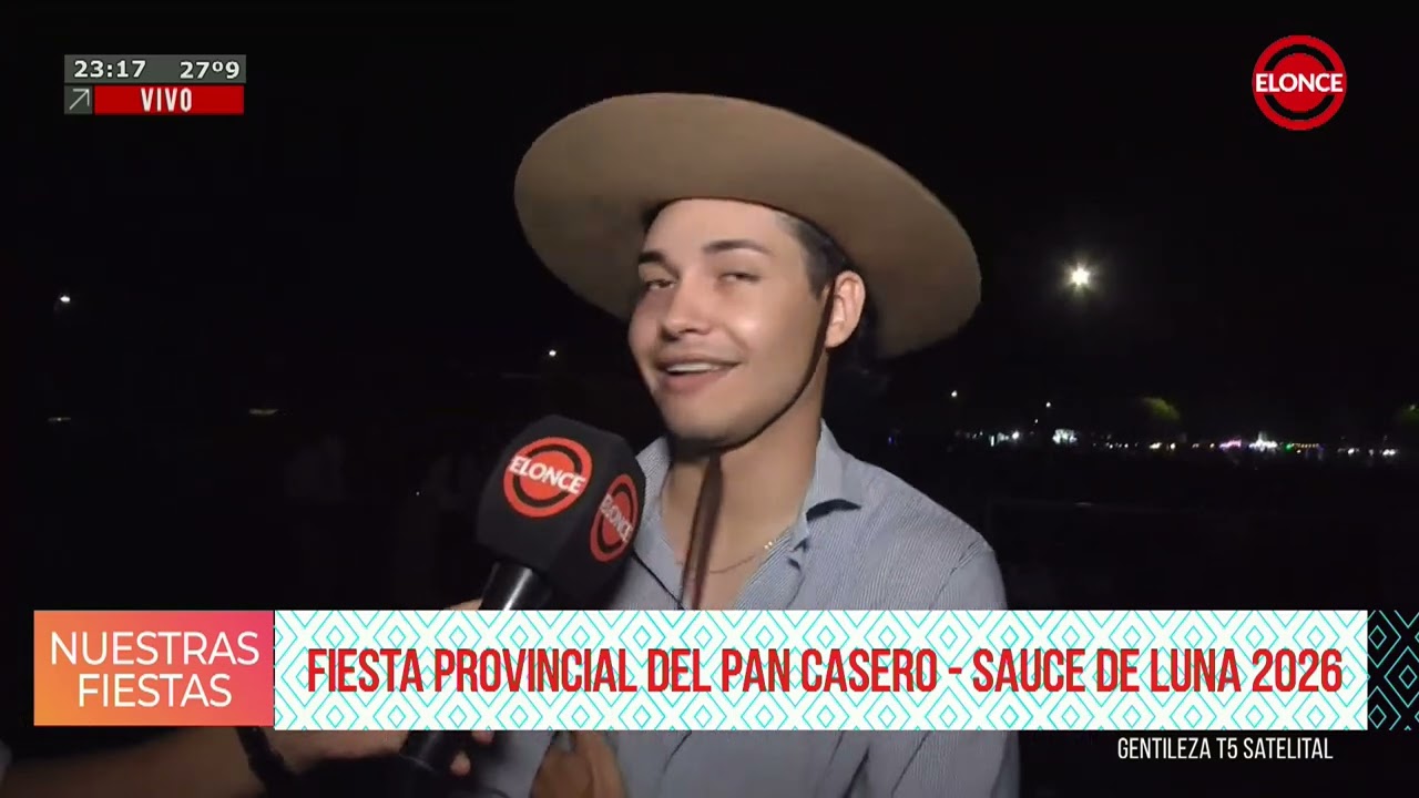 2da Noche Fiesta Provincial del Pan Casero Sauce de Luna 2026 - Hablamos con el publico presente