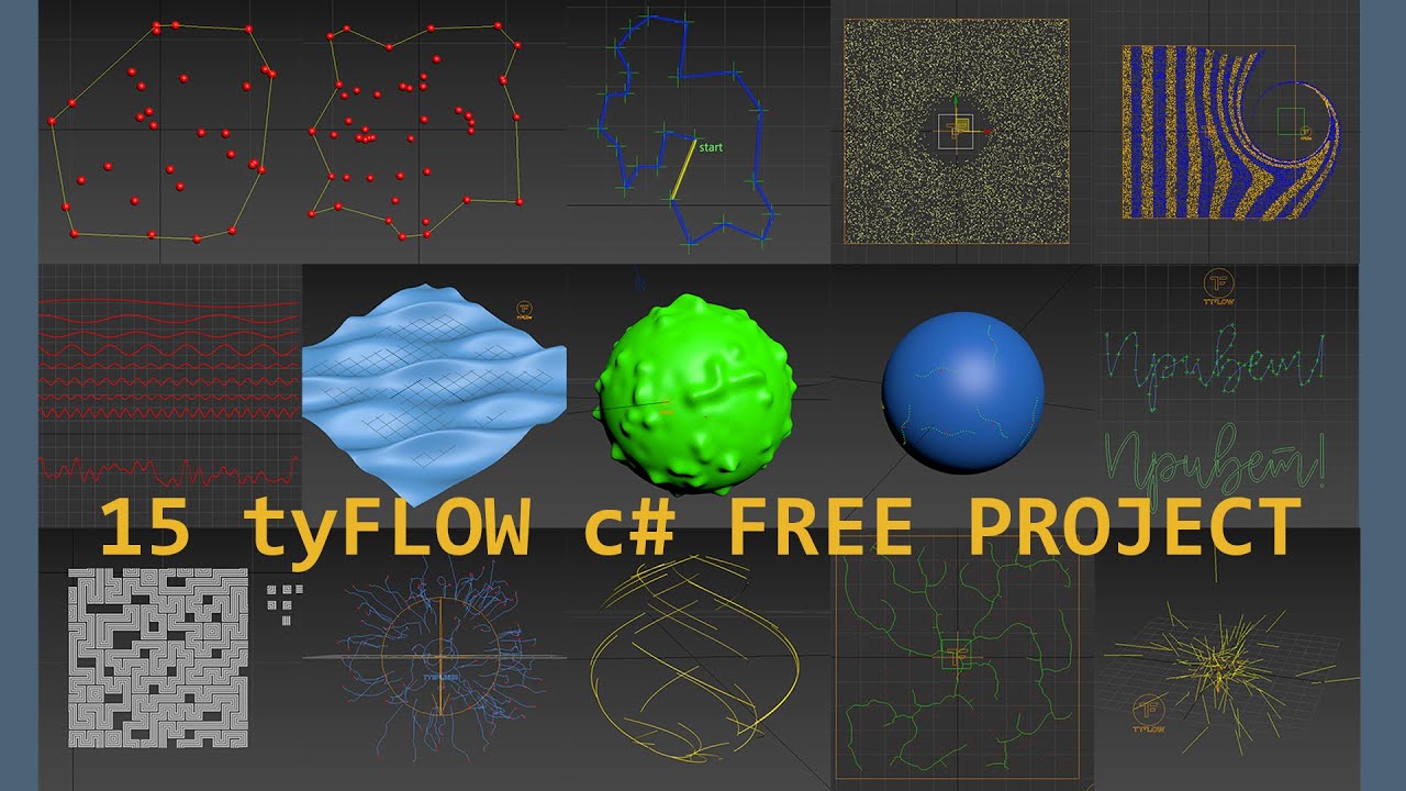 15 tyFlow C# FREE PROJECT