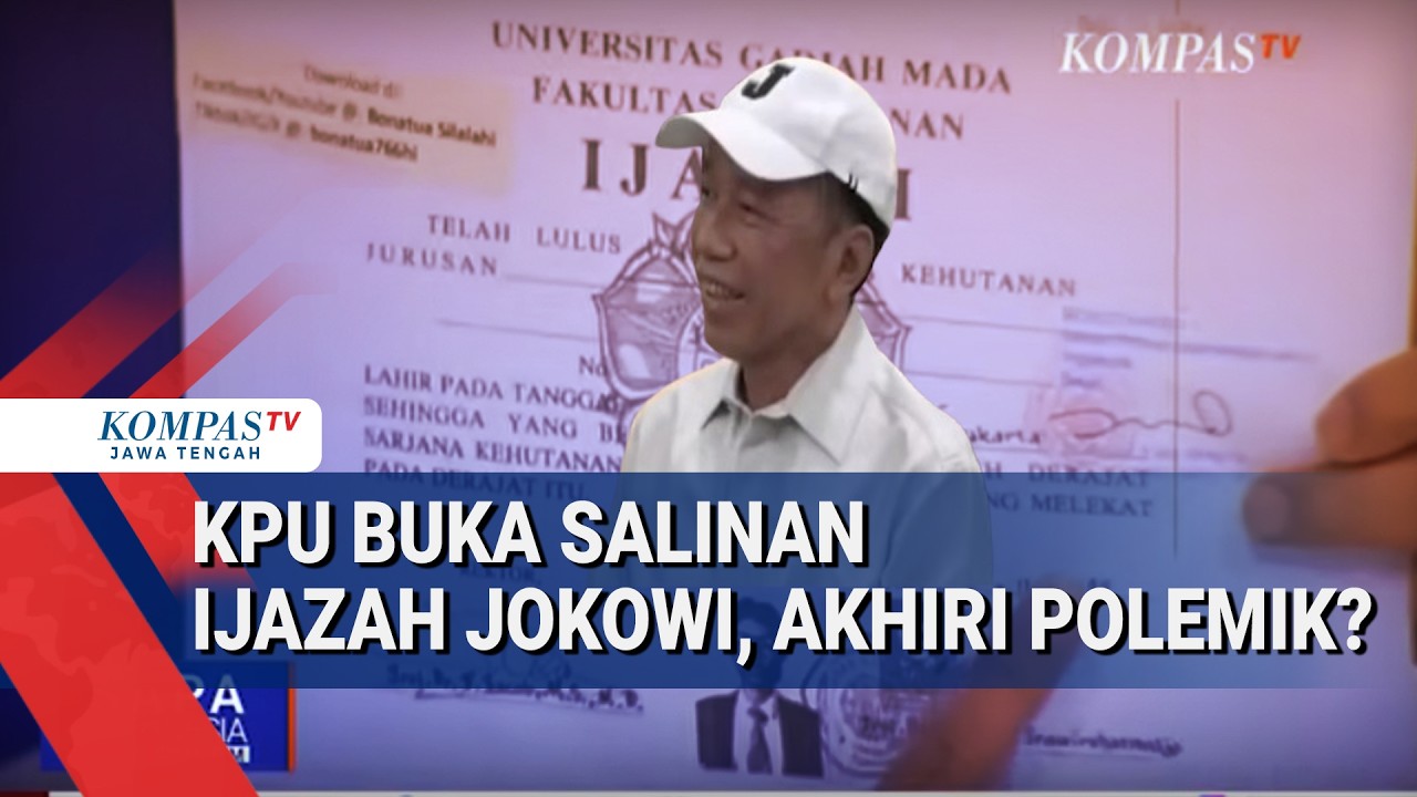 KPU Buka Salinan Ijazah Jokowi, Akhiri Polemik?