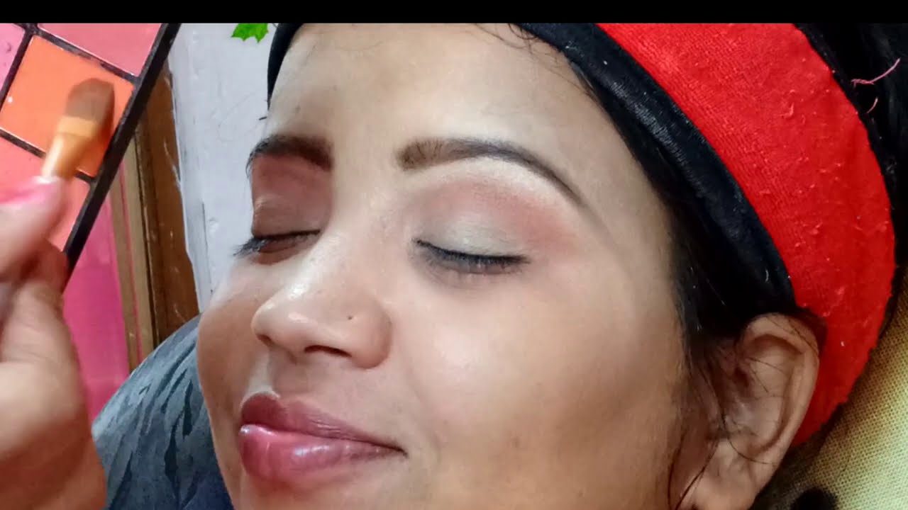easy real HD bridal Makeup /घर बैठे दुल्हन का मेकअप करना सीखें /Bridal makeup step by step green eye