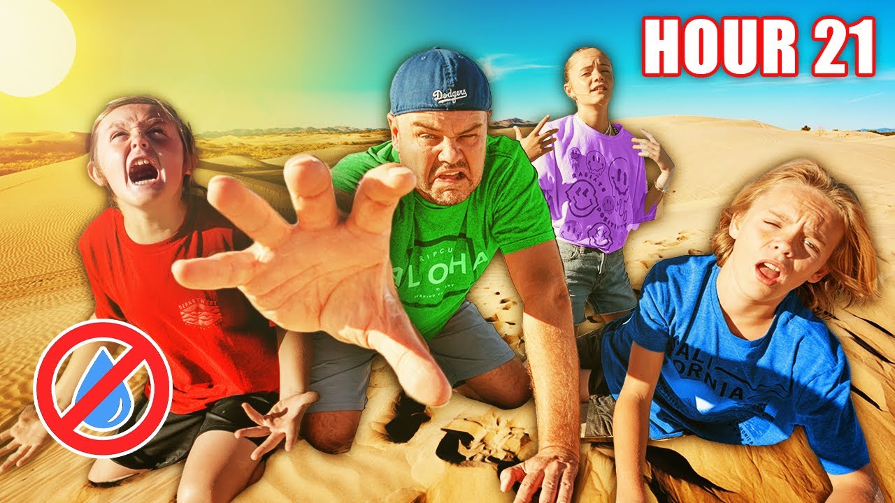 Выжить 24 часа в пустыне! Экстремальный ночной вызов!